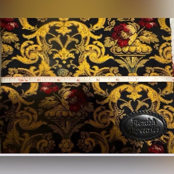 Flemish Tapestry Purse/Handbag. 9”x9” - Picture 5 of 8